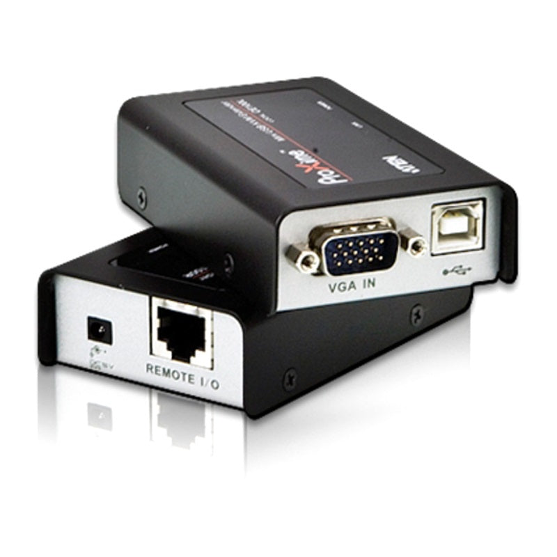 Aten KVM Extender Kit VGA/USB Cat 5 Extender, 1920x1200@60Hz 30m, 1280x1024@60Hz 100m Aten KVM Extender Kit VGA/USB Cat 5 Extender, 1920x1200@60Hz 30m, 1280x1024@60Hz 100m